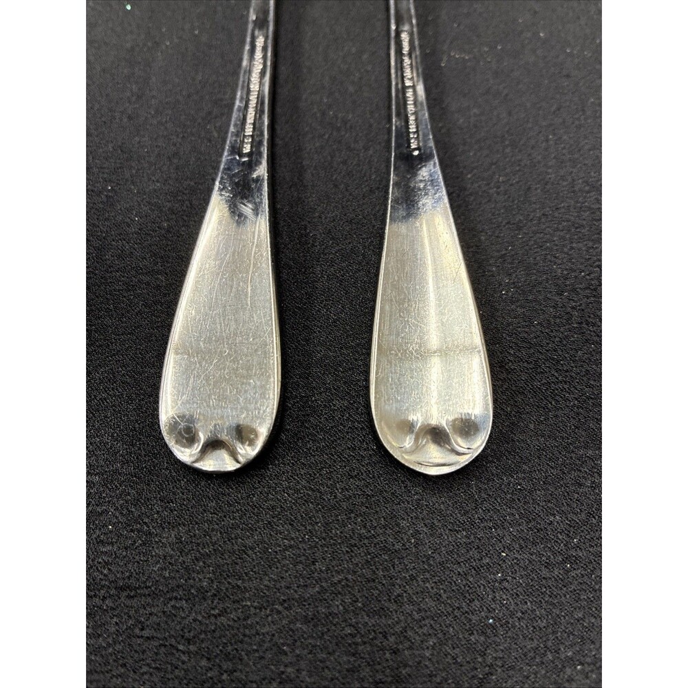 Reed & Barton COLBY Dinner Forks Set of 2 18/10 Stainless China 8-1/8" Timeless - Picture 7 of 11